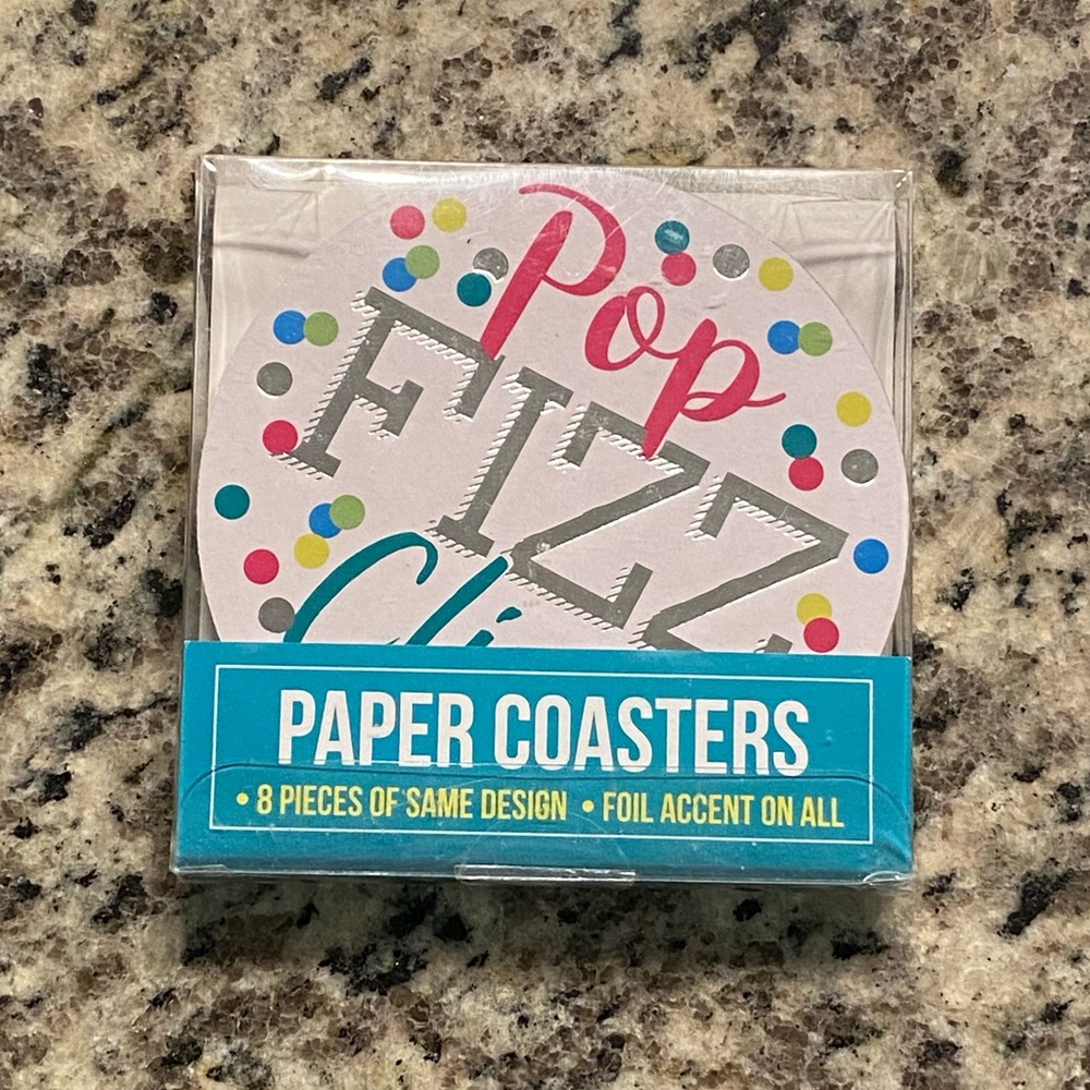 Party Coasters set of 8